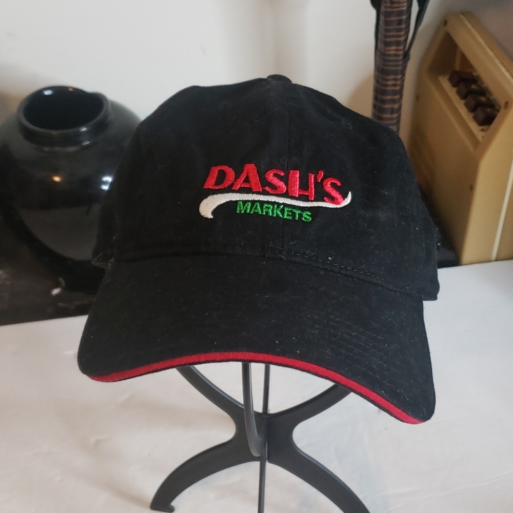 🤯3/$12 Dash's Markets Black Baseball Cap - Picture 2 of 5